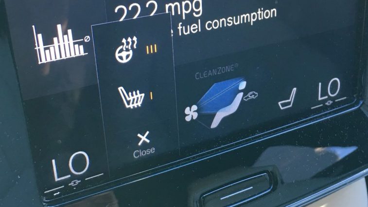 Heated seats and steering wheel