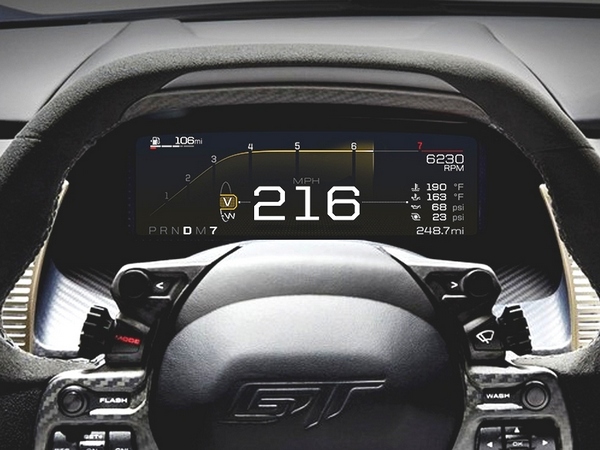 08 2017 Ford Gt Digital Instrument Cluster Sport Mode