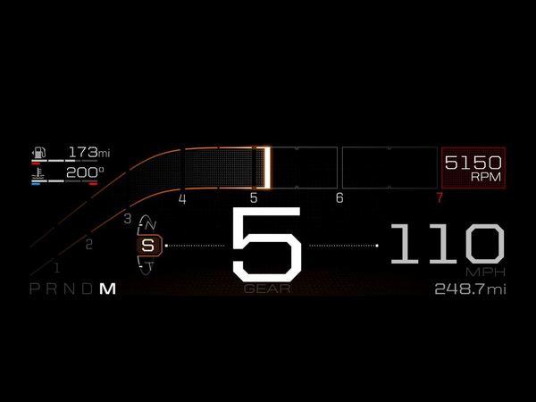 16 2017 Ford Gt Digital Instrument Cluster Sport Mode