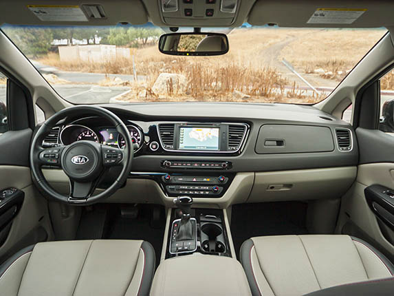 2015 Kia Sedona SX Long Term Interior 11