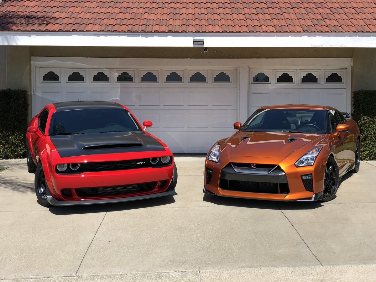 2018 Dodge Challener SRT Demon Nissan GTR Track Edition