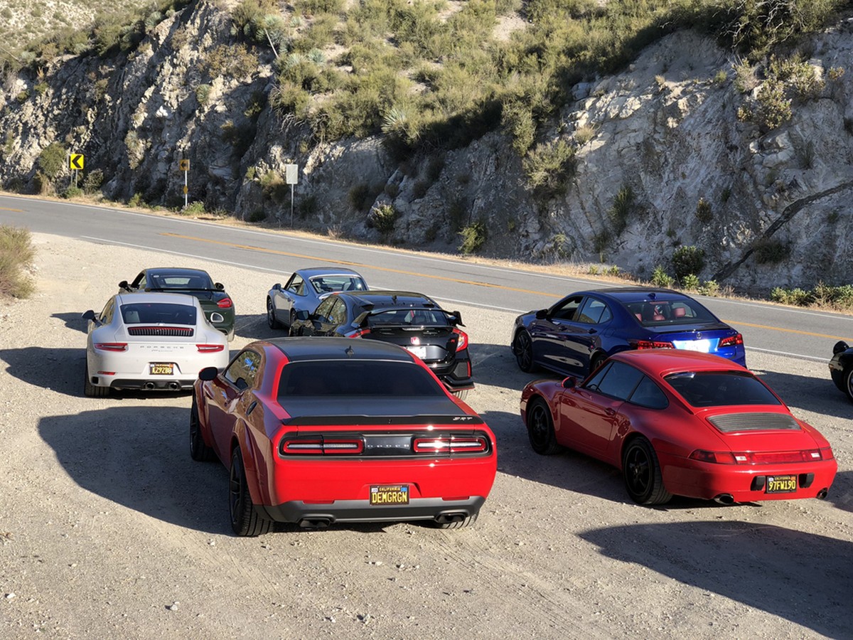 2018 Dodge Challenger SRT Demon Angeles Crest Highway