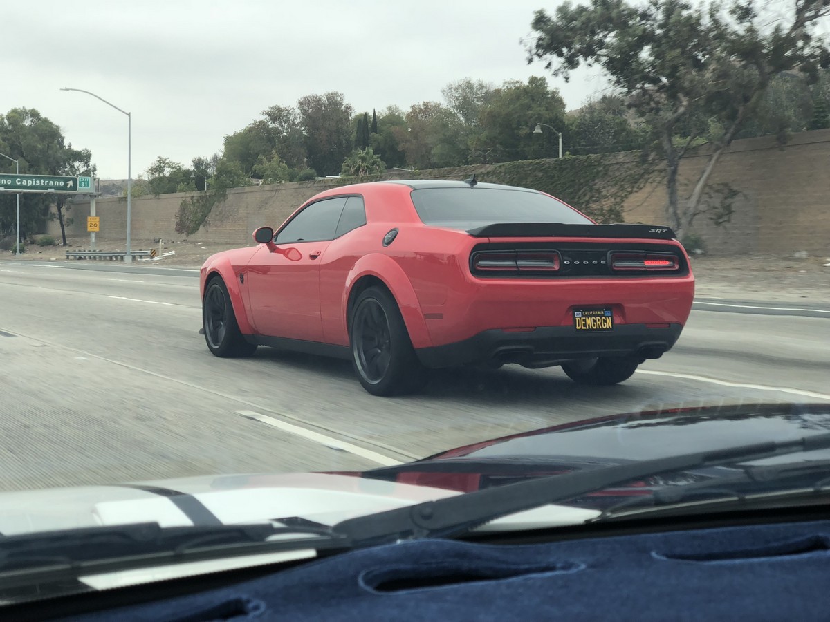 2018 Dodge Challenger SRT Demon Ford GT Driving