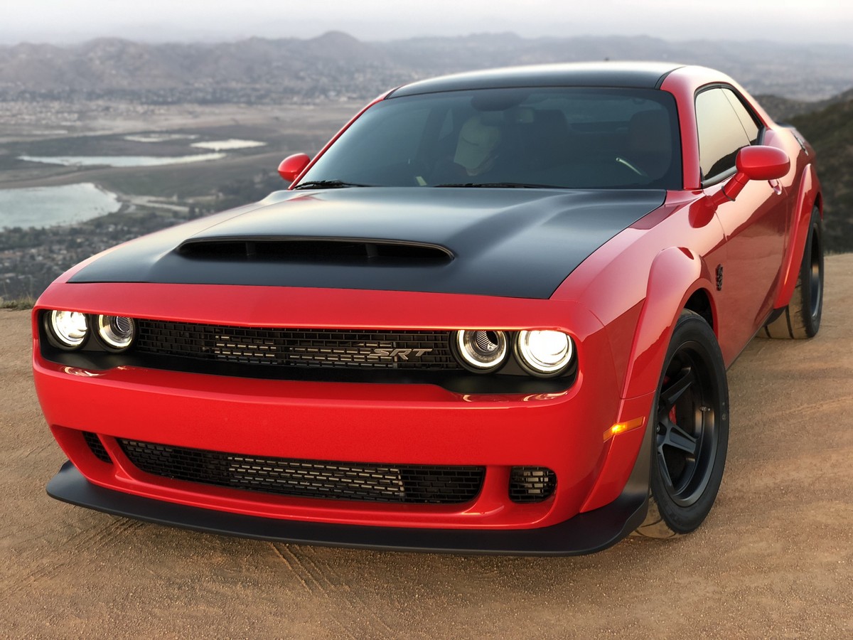 2018 Dodge Challenger SRT Demon Front Red Elsinore