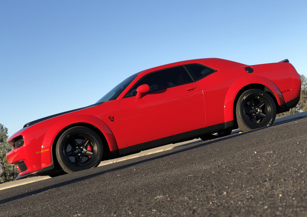 2018 Dodge Challenger SRT Demon Profile Red