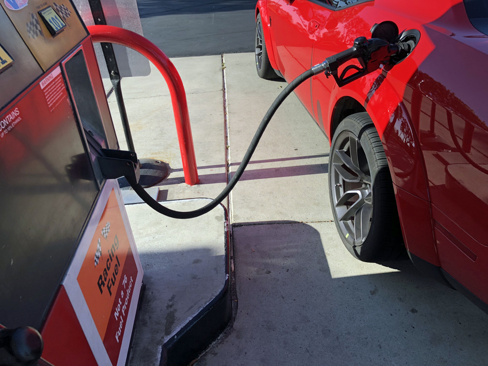 2018 Dodge Challenger SRT Demon Race Fuel Fill Up