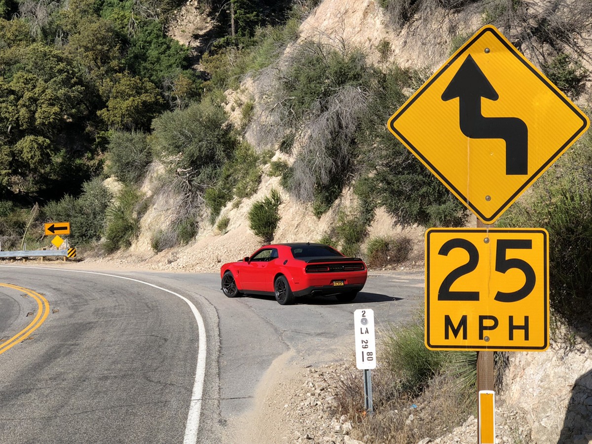 2018 Dodge Challenger SRT Demon Twisty Road