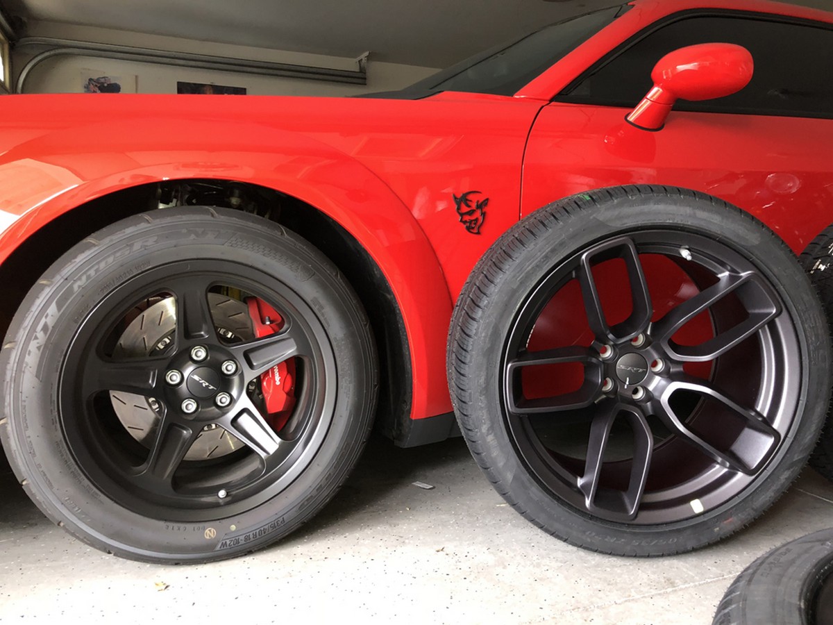 2018 Dodge Demon Street Tire Comparison