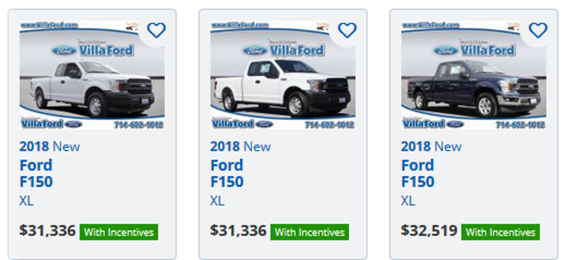 Ford F-150 For Sale Classified Listings