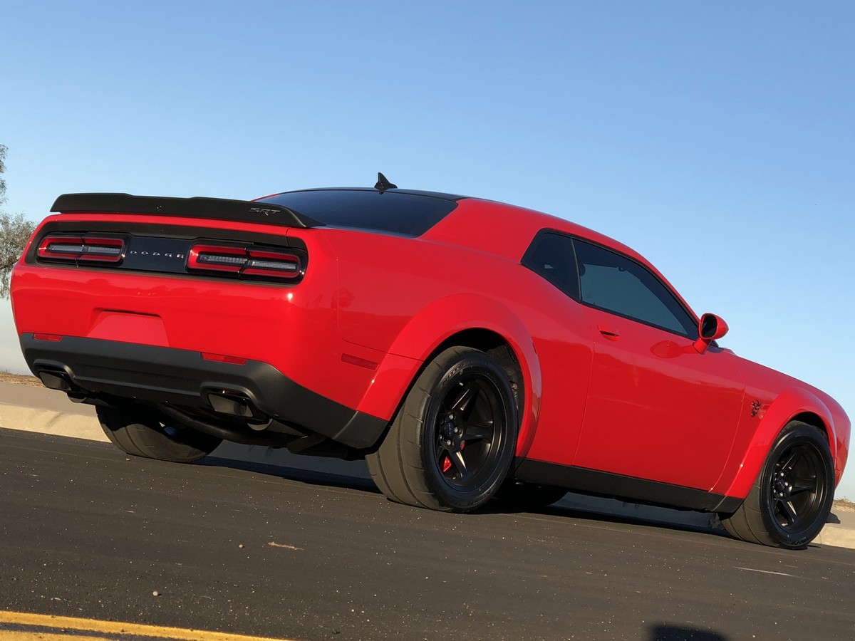 2a 2018 Dodge Demon Clear Bra Rear Crpd