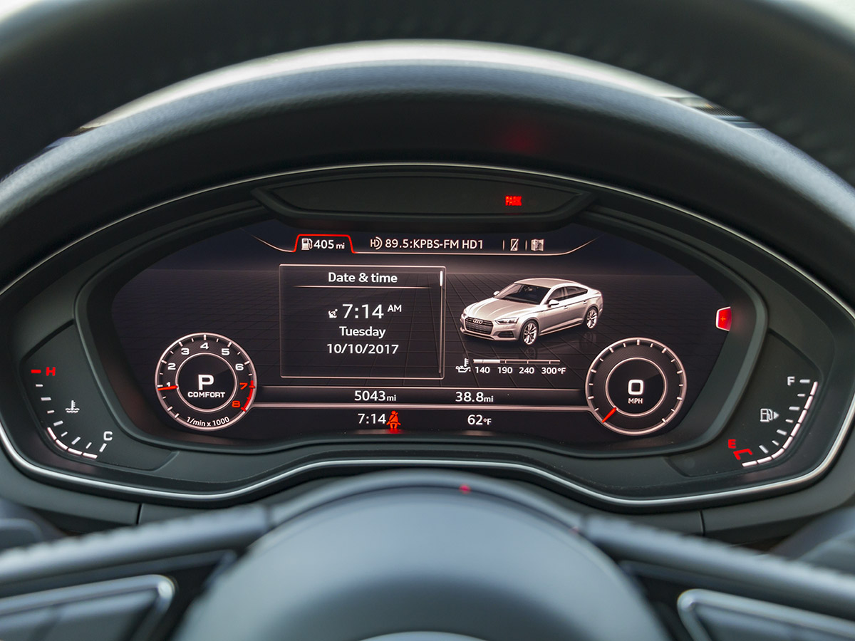 31 2018 Audi A5 Sportback Interior KBB