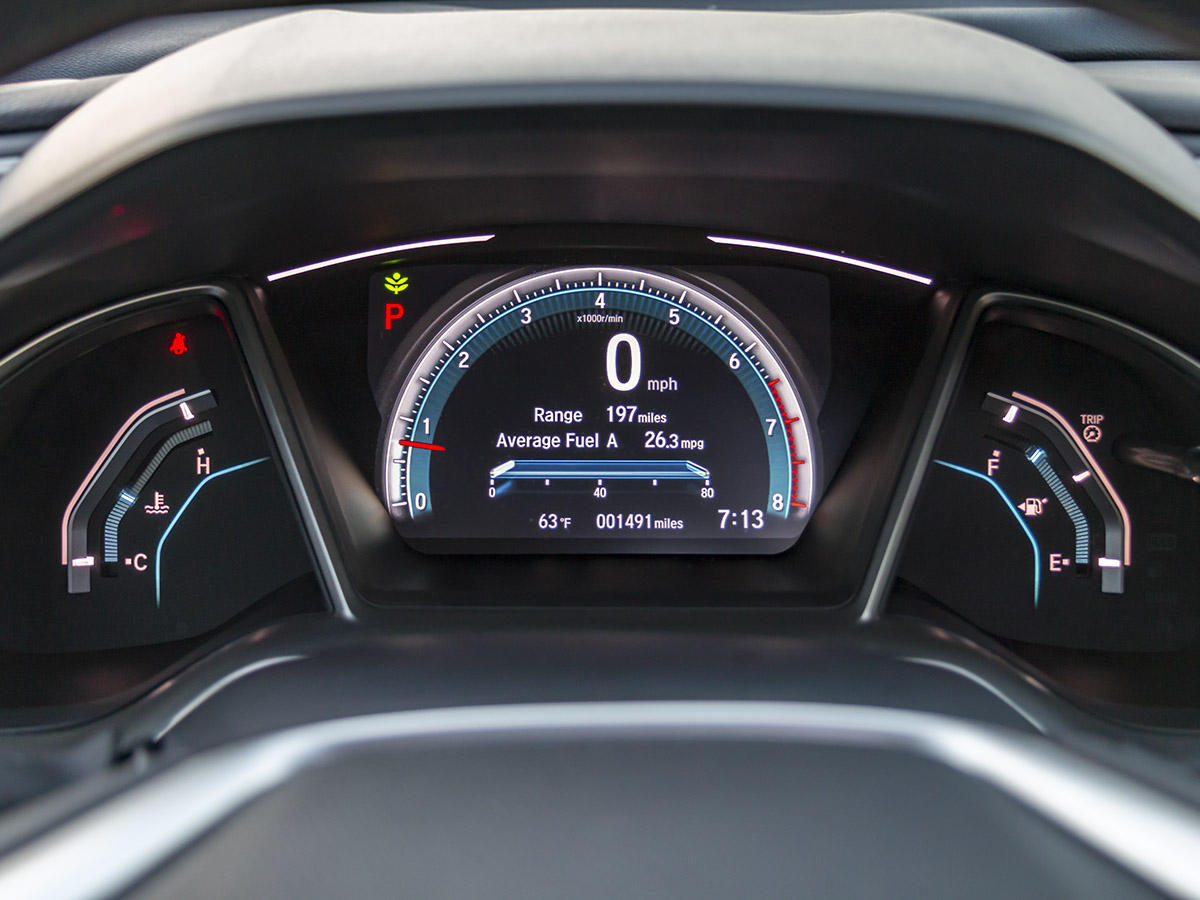 32 2017 Honda Civic Touring Interior KBB