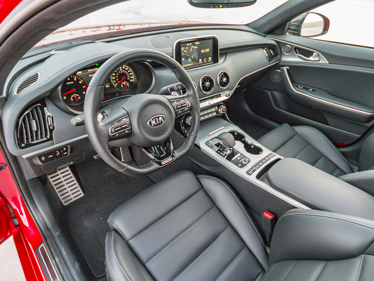 35 2018 Kia Stinger GT Interior KBB