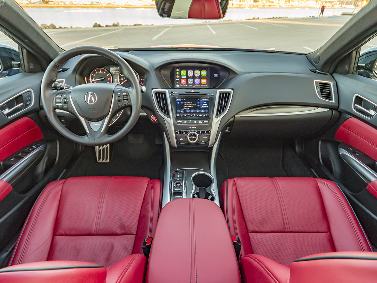 36 2018 Acura TLX A Spec Long Term Interior KBB