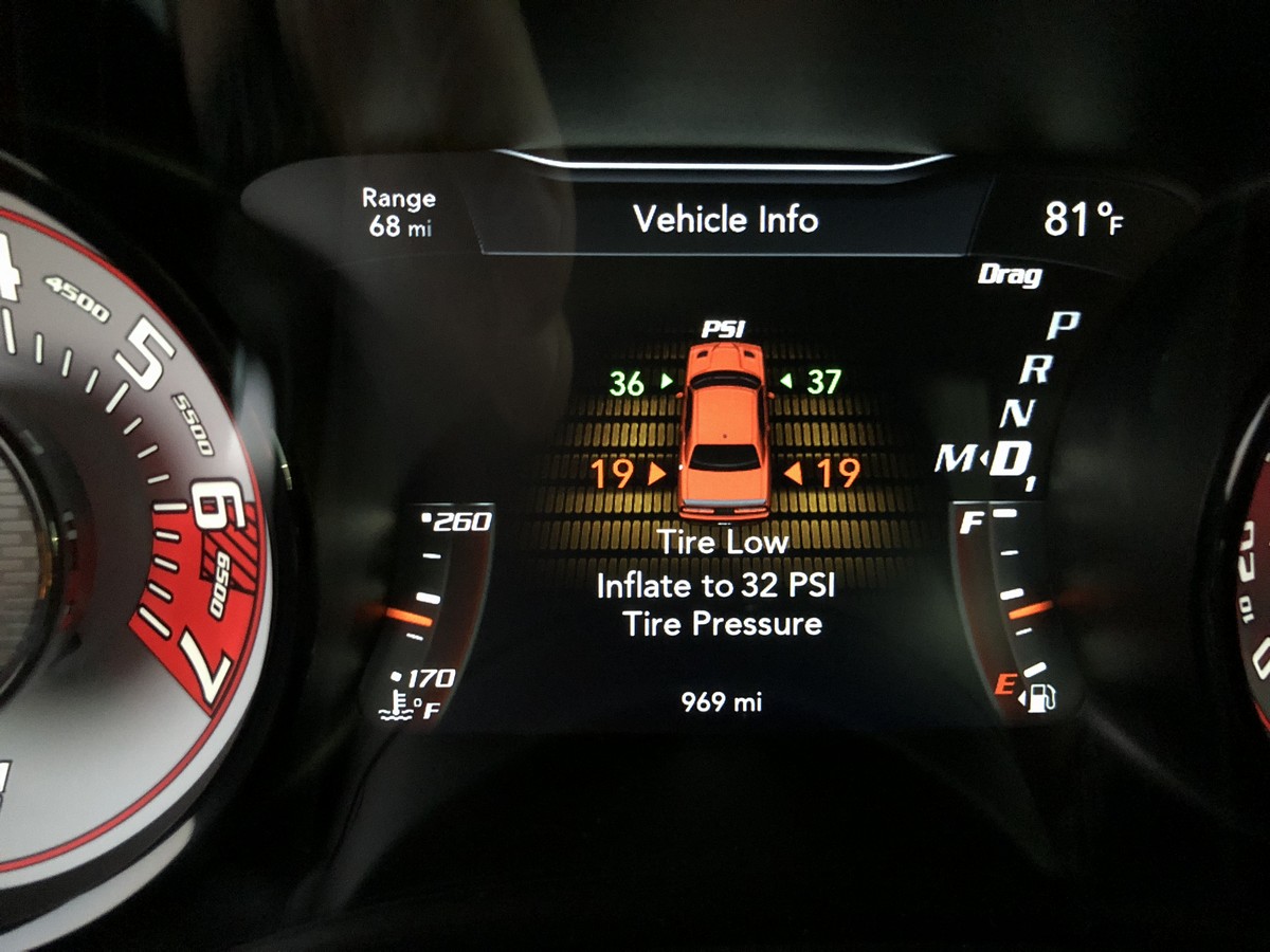 3e 2018 Dodge Demon Tire Pressure