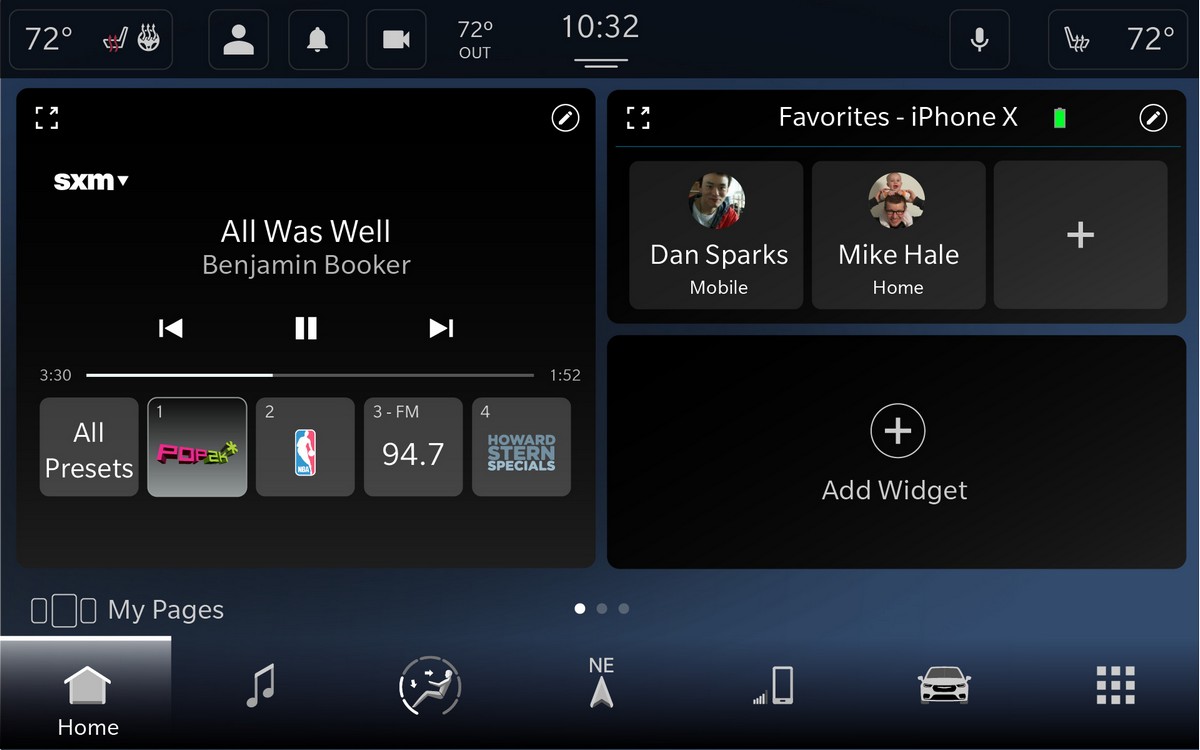 All new Uconnect 5 exclusive home screen