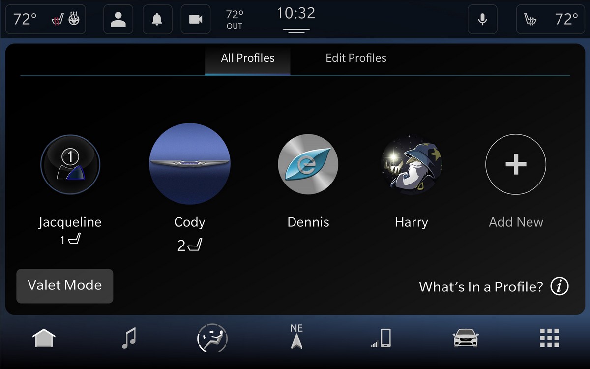 All new Uconnect 5 personalized user profiles