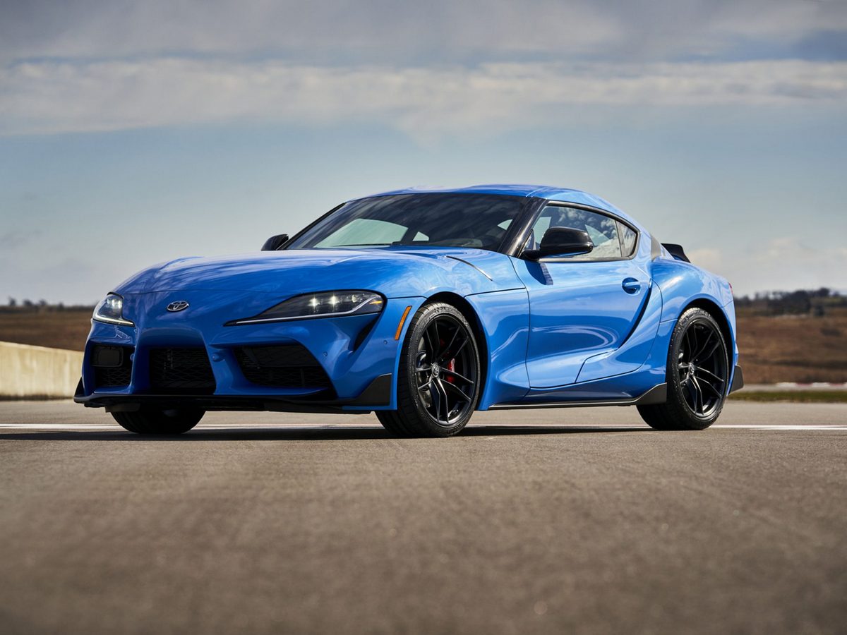 2021 Toyota GR Supra in blue