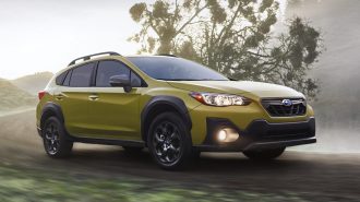 2021 Subaru Crosstrek plasma yellow