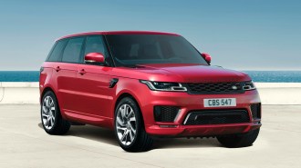2021 Range Rover Sport Red Front 3qtr