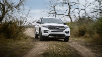 2021 Ford Explorer King Ranch Driving Head On