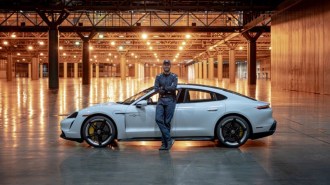 Porsche Taycan Turbo S Indoor Speed Record