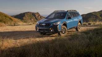 2022 Subaru Outback Wilderness Driving Head On (2)
