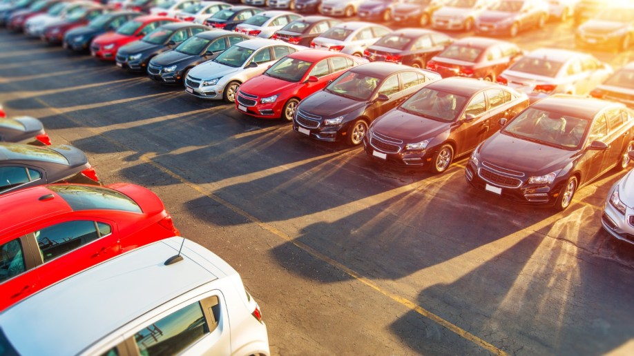 Dealership car lot