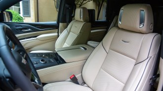 2021 Cadillac Escalade 600 front row seats