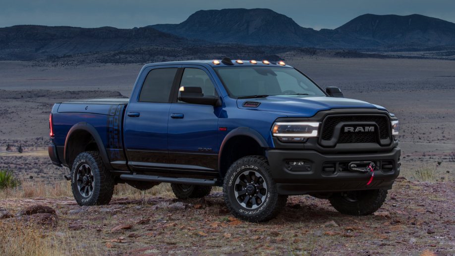 2021 RAM 2500 Power Wagonin blue, off-road