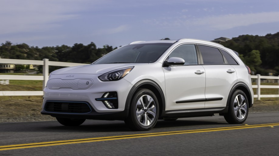 2022 Kia Niro EV in white.
