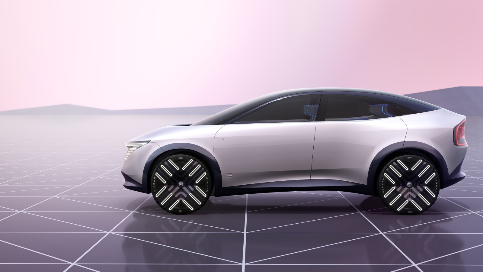 The Nissan Chill-Out Concept seen in profile