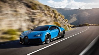 2020 Bugatti Chiron Pur Sport Front Three Quarter