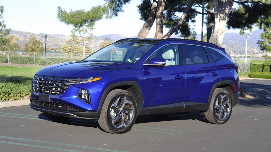 2022 Hyundai Tucson in blue