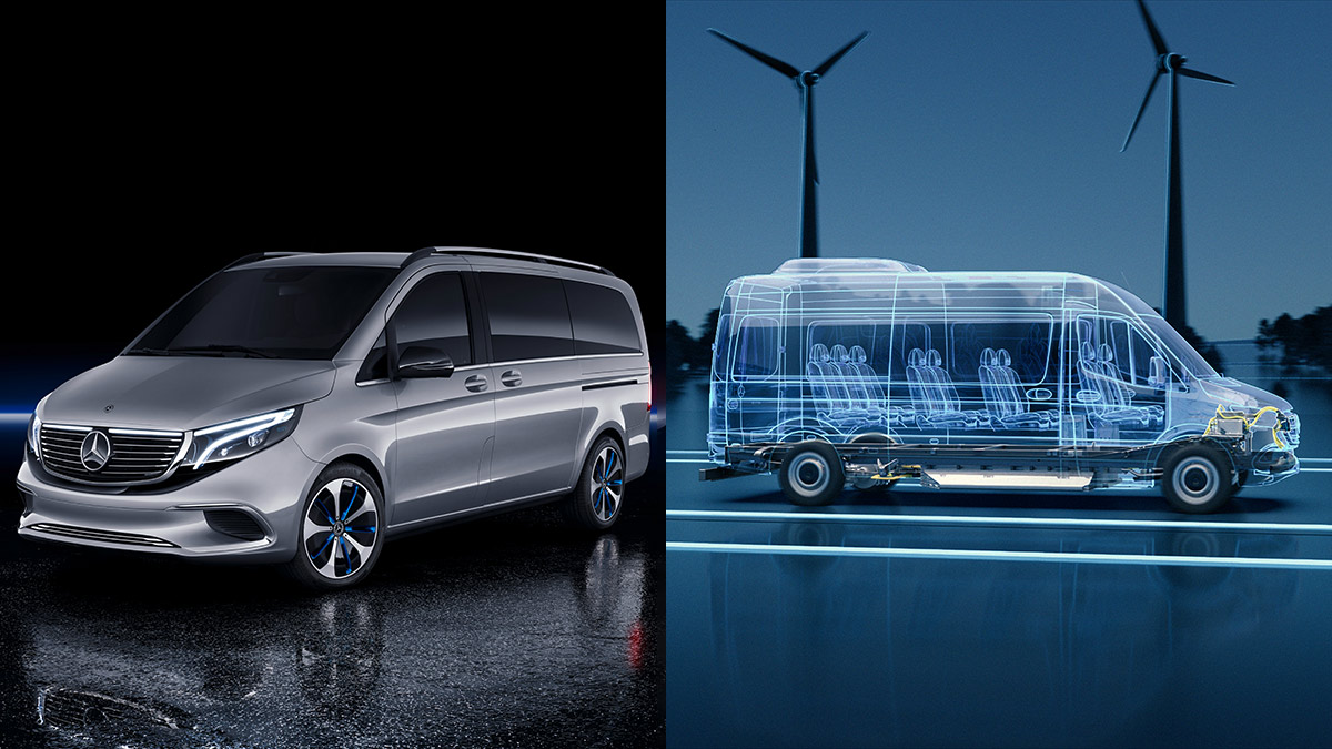 Mercedes eSprinter and EQV