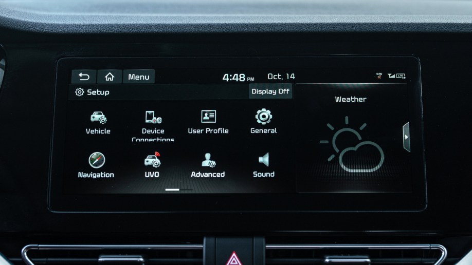 2022 Kia Niro infotainment screen