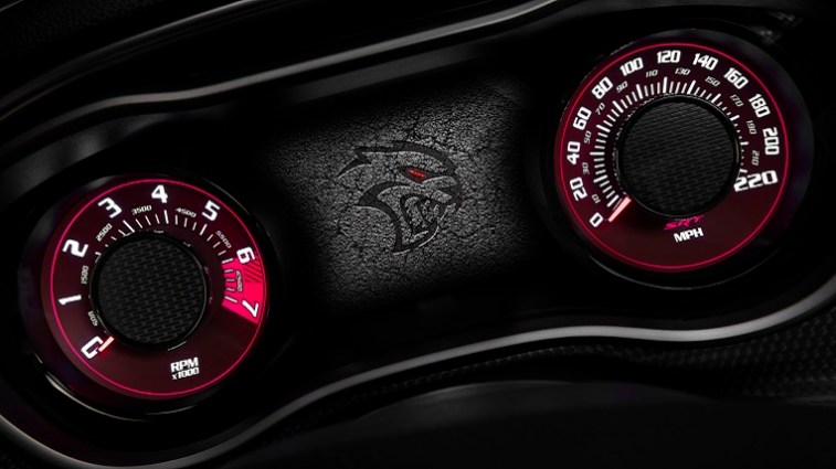 Dodge Challenger SRT Hellcat Redeye Widebody Instrument Panel 
