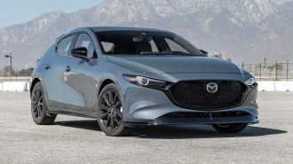 2022 Mazda3 in gray.