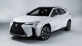 2023 Lexus UXh Front Three Quarte