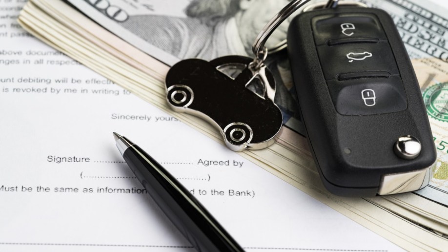 Doing the car paperwork