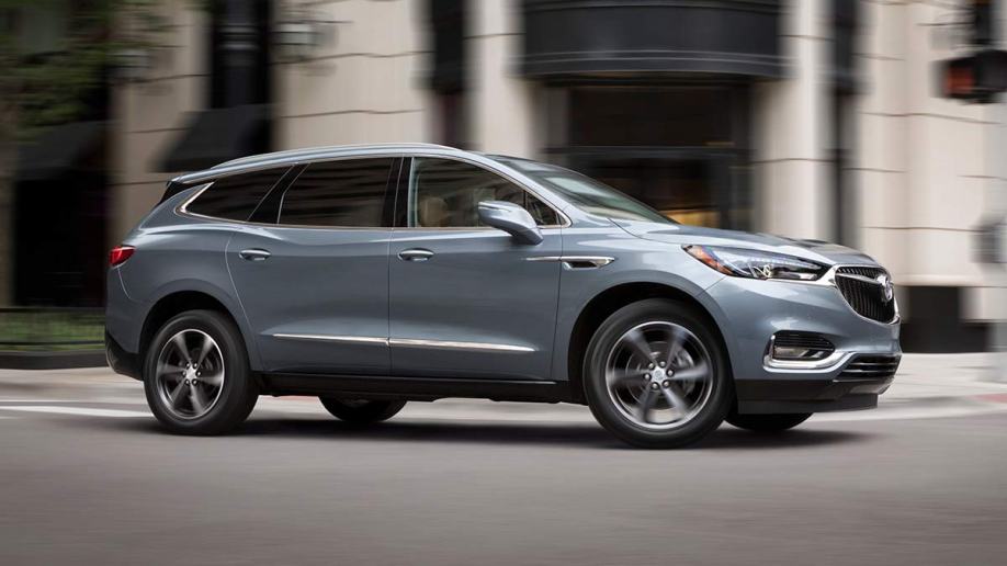 2018 Buick Enclave in silver.
