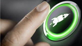 Rocket boost button