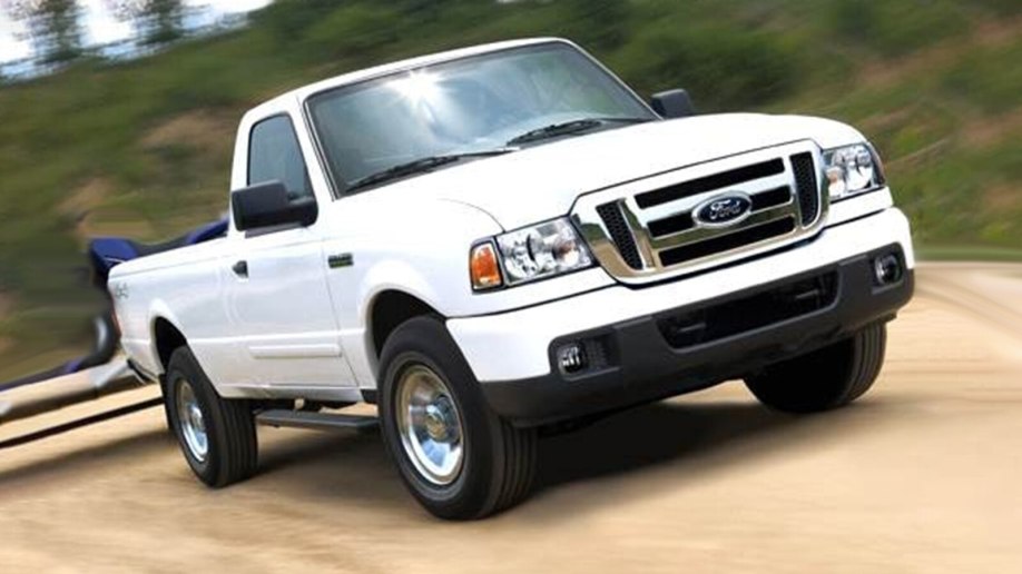 2006 Ford Ranger in white.
