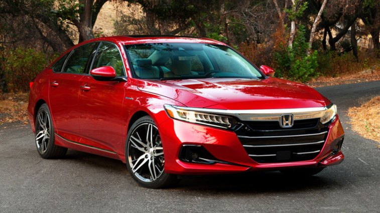 2022 Honda Accord in red.
