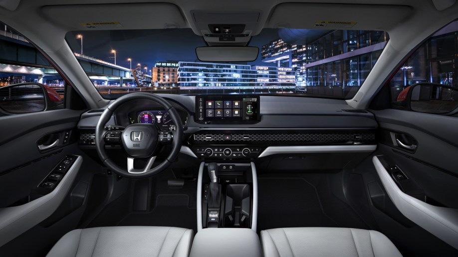 The cabin of the 2023 Honda Accord 