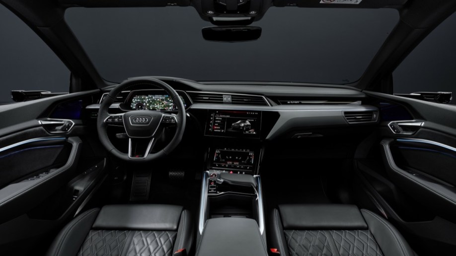 The cabin of the 2024 Audi Q8 e-tron