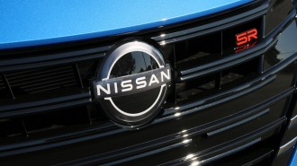 Blue 2023 Nissan Versa SR