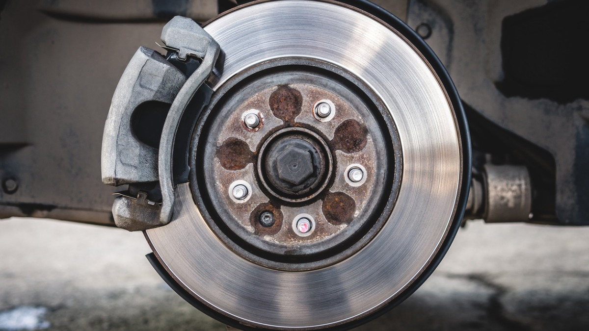 Car rotor and disc brake pads