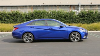 2023 Hyundai Elantra Hybrid profile view