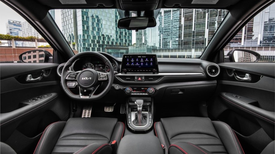 The interior of the 2023 Kia Forte
